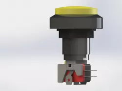 45mm push button with LED