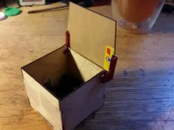 50mm Small box wood and plastic