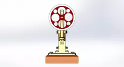 A Simple Oscillation Steam Engine by H. Muncaster