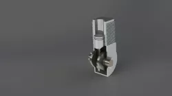 Engine section view