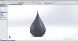 gota hueca (hollow drop)