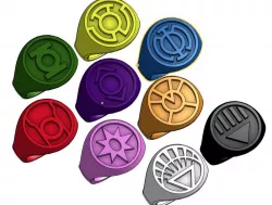 Green Lantern Inspired and All Corps Rings