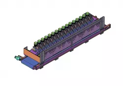 LINE POLISHER  MACHINE 16 HEAD