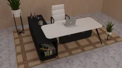 Minimalist Ladies Boss Office Table 4