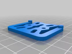 Molle quick release mounting plate