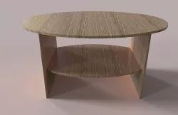 Oval table
