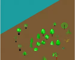 plants 3d design