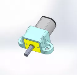 Pololu micro motor bracket