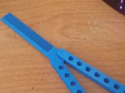 Printable Butterfly Comb, without pins or screws. (Remix)