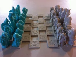 Robots Versus Wizards Chess Set