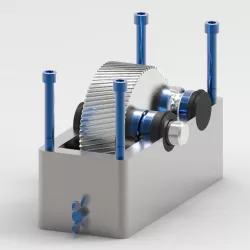 Single stage gearbox