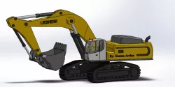 SolidWorks Excavator Liebherr R 980