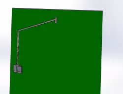 Support mural pour iPad (green screen)