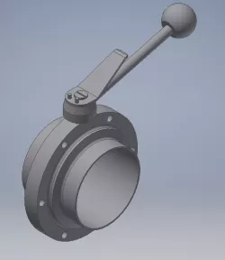 Valve DN100 Hand welding ends