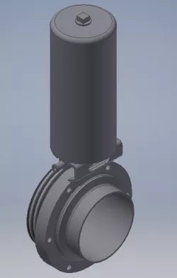 Valve DN100 Pneu