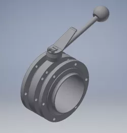 Valve v1 DN100 Hand
