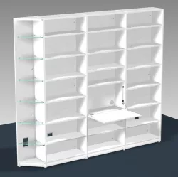 White Wall Unit