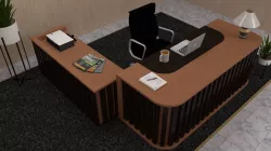 Wooden Boss Desk Office Table 4