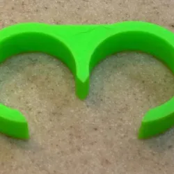 1" Clip Hook Snaps to Medical Walker to hang things.