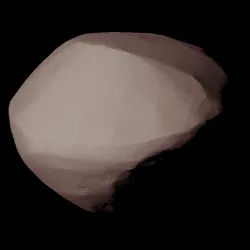 3200 Phaethon scaled one in eigthy thousand