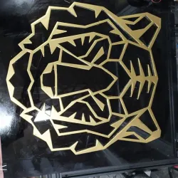 3D Origami wall hanging - Tigre