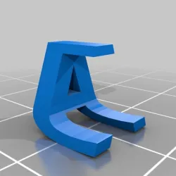 AJ My Customized Two Letter Sculpture