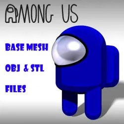 AMONG US BASE MESH