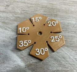 Angle gauge for sharpening
