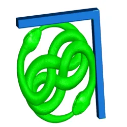 Auryn Double Snake Shelf Bracket
