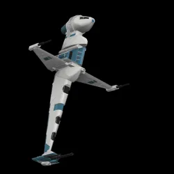 B-wing Star wars model