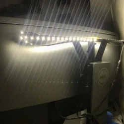 Back support LED monitor