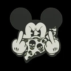 Bad Mickey 2d wall hanging