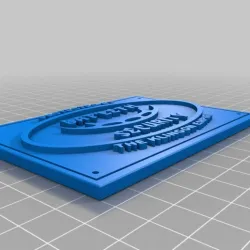 Batleth Security Plaque
