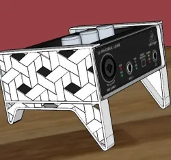 Behringer UMC 22 - 202 - 204 - 404HD Side Stand Base with Textures