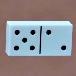 Bi-Color Dominoes (w Shells and Inserts) and Box