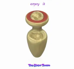 brilliance female girl male anal butt plug Anus Expander v-12 3d print cnc