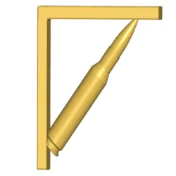 Bullet Shelf Bracket (Nuclear Tape Mount)