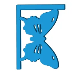 Butterfly Shelf Bracket (Nuclear Tape Mount)