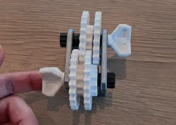 Children's gear construction game