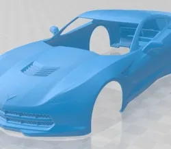 Corvette C7 Printable Body Car