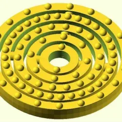 Customizable atom with full control over every ring