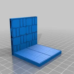 Dungeon Tiles - Parquetry Floor and Cobblestone Walls