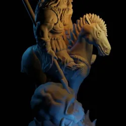 Dwarf Horse of Storm Lords clan_Chess