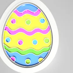 Easter Egg Cookie Stamp and Cutter