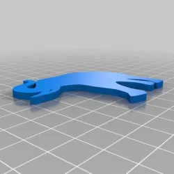 Elephant Keychain V1