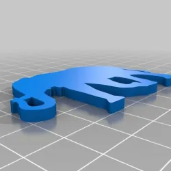 Elephant Keychain v2