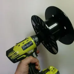 Filament roll to drill adapter (1kg 50mm ID-roll)