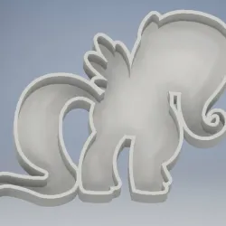 Fluttershy cookie cutter