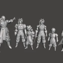 Full Bojack team 3D Model