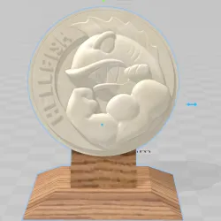 HELLFISH LOGO PLATE